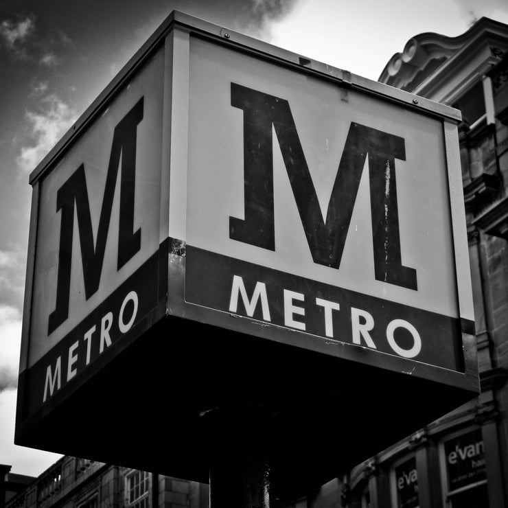 Metro Sign, Newcastle