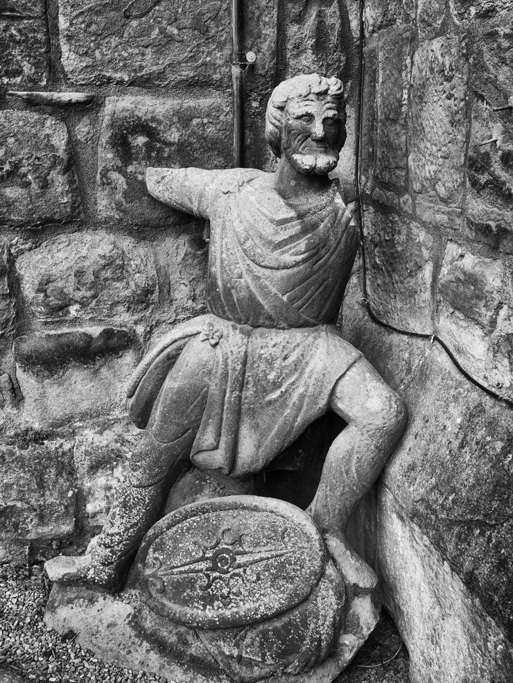 Medieval Statue at Alnwick Castle