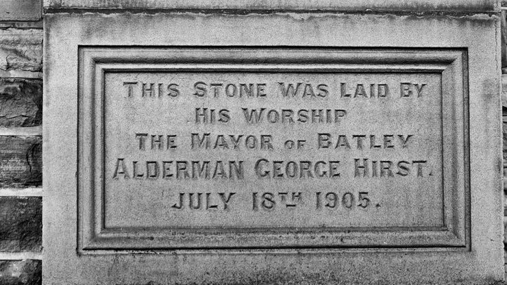 Memorial Stone Plaque, Batley