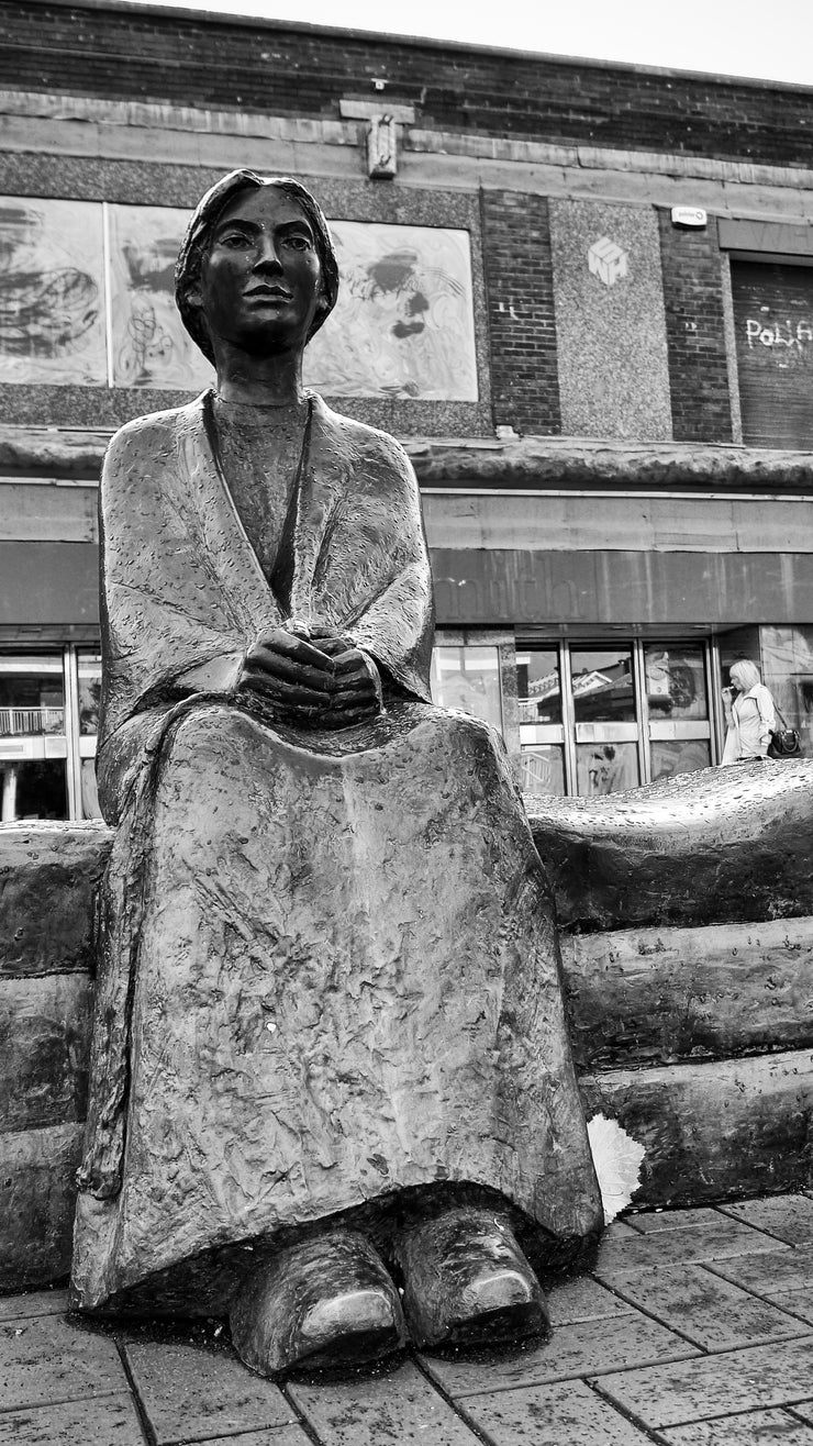 Mill Girl Statue in Burnley