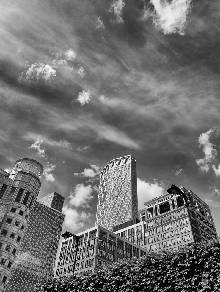 Buildings in Canary Wharf, London