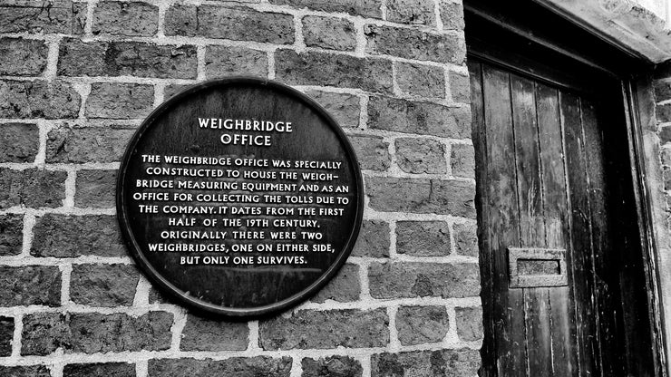 Weighbridge Plaque, Coventry Canal Basin