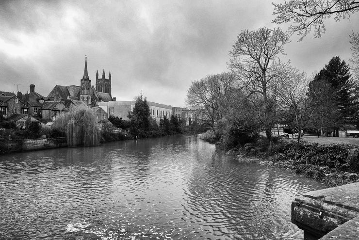 River Leam in Leamington Spa