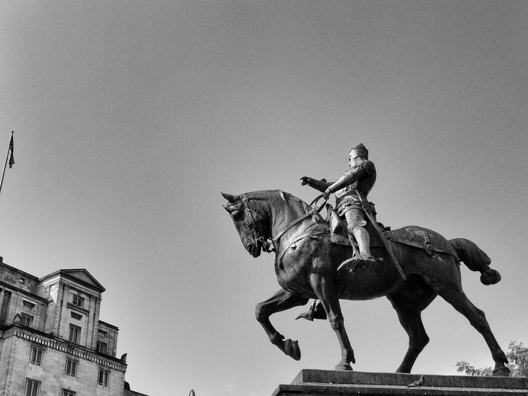 Black Horse Statue, City Square, Leeds