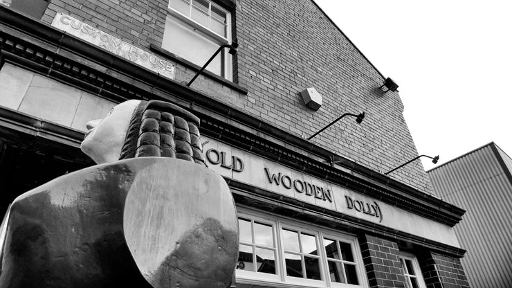 Old Wooden Dolly in North Shields