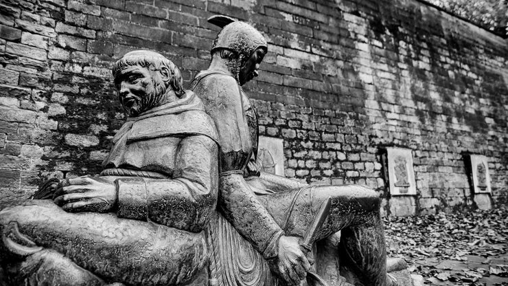 Friar Tuck Statue, Nottingham Castle