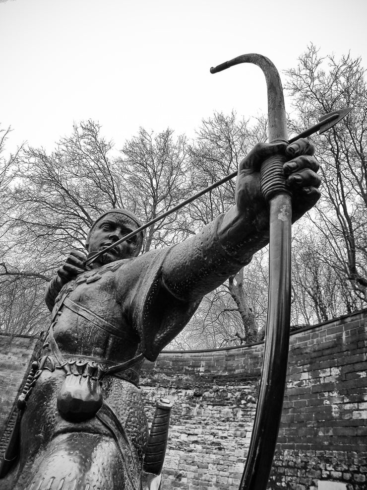 The Robin Hood Statue, Nottingham Castle