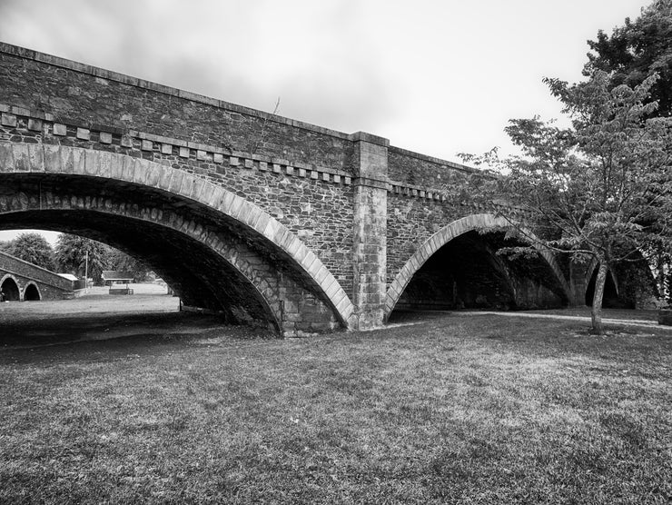 The Tweed Bridge over the River Tweed in Peebles