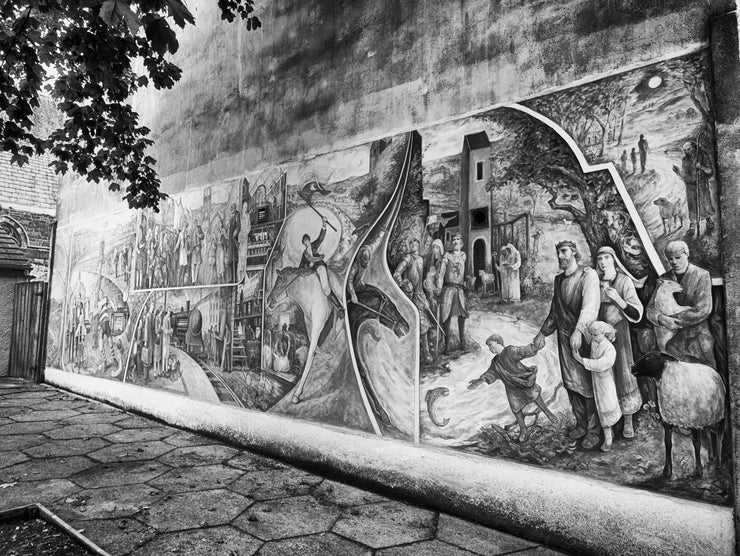 Peebles Mural, in Peebles