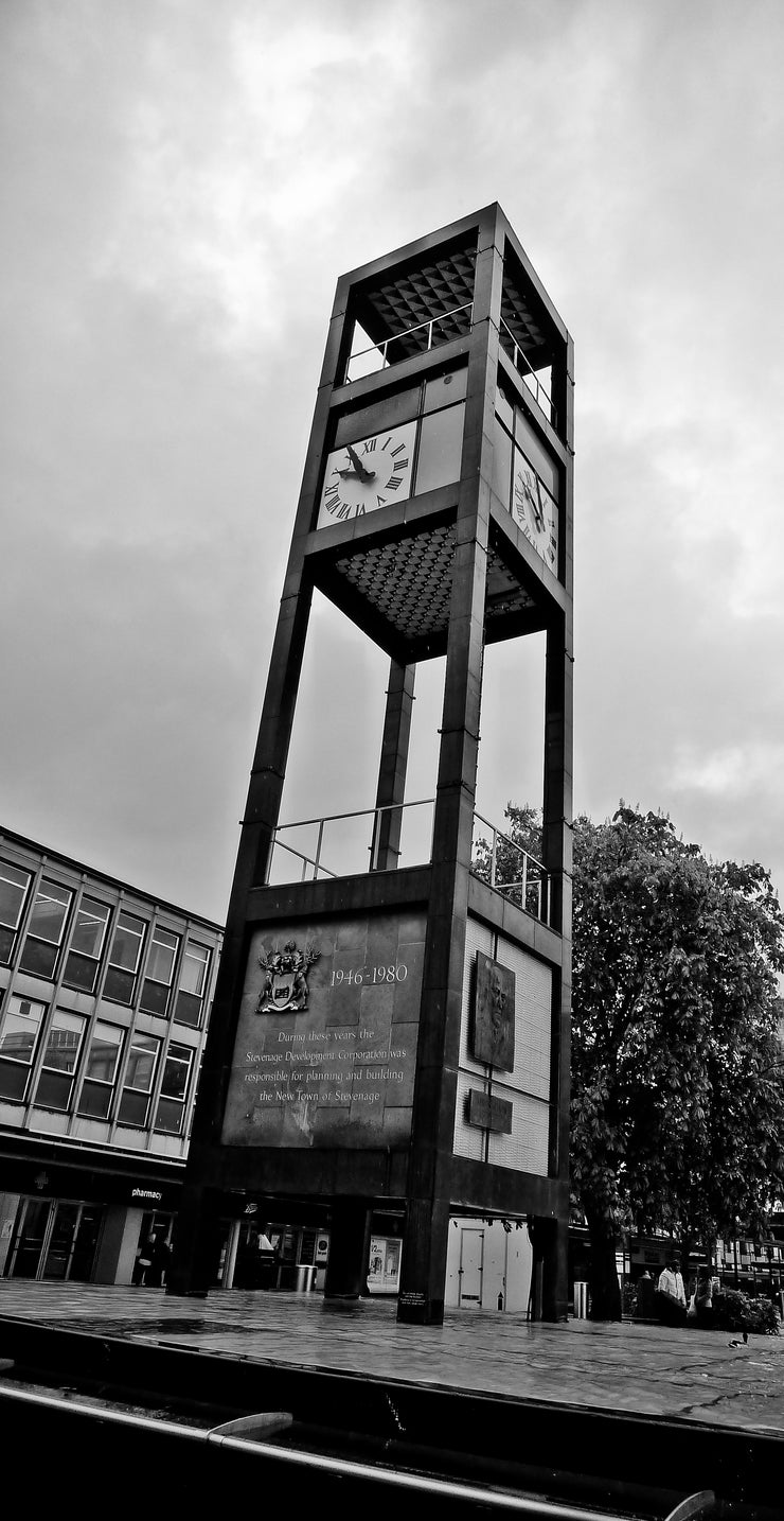 Stevenage Town Centre Clock Tower