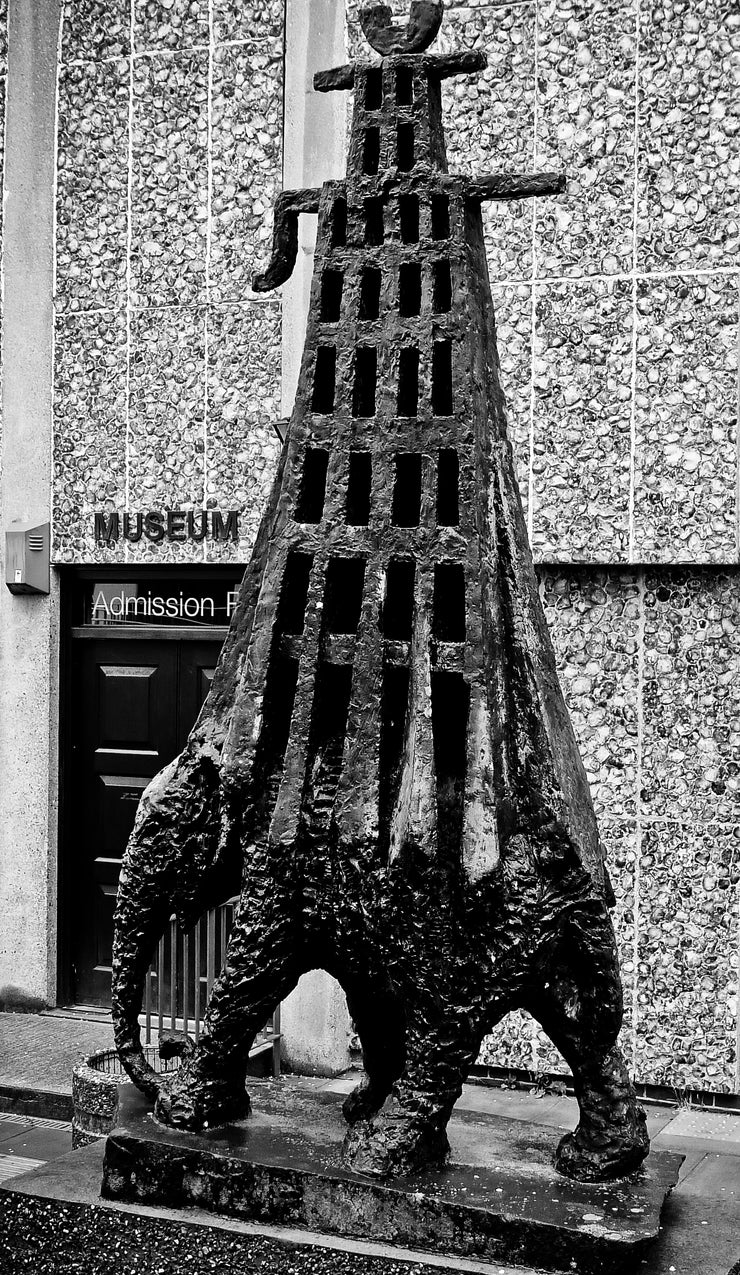 An Urban Elephant by Andrew Burton, Sculpture in Stevenage Town Centre