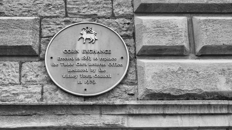 Witney Corn Exchange Plaque