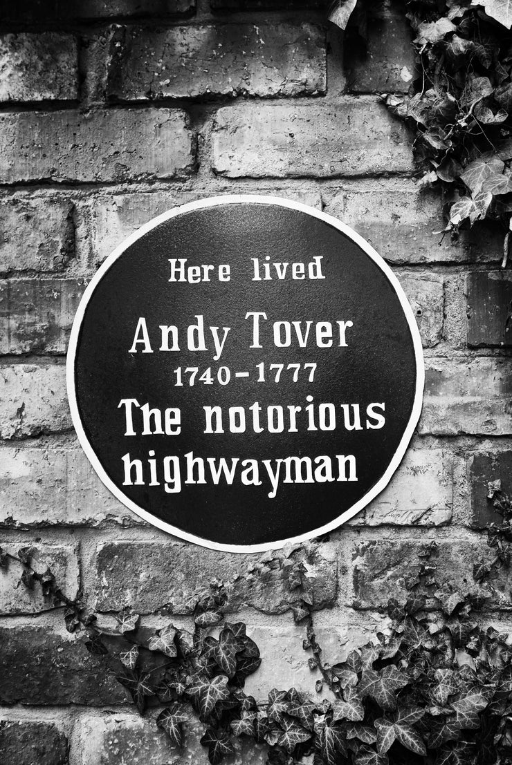 Andy Tover Plaque in Ashbourne