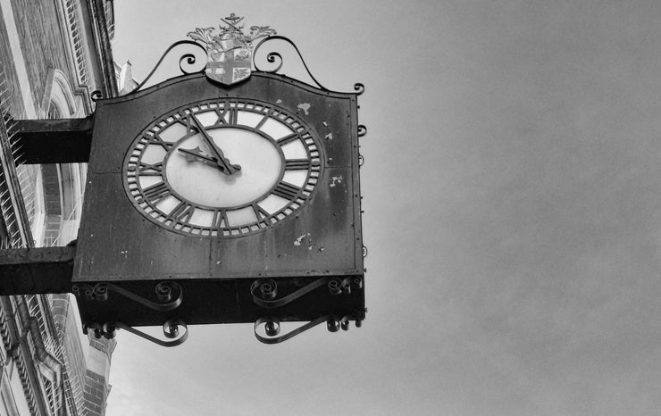 Clock in Gillingham Town Centre