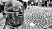 The Swimmer Sculpture, by Shona Kinlock,  Kilmarnock