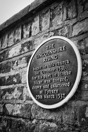 The Lincolnshire Rising Plaque, Louth