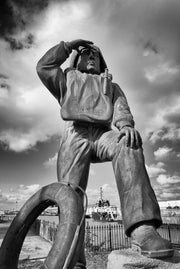 RNLI Lifeboat Man Statue, Lowestoft