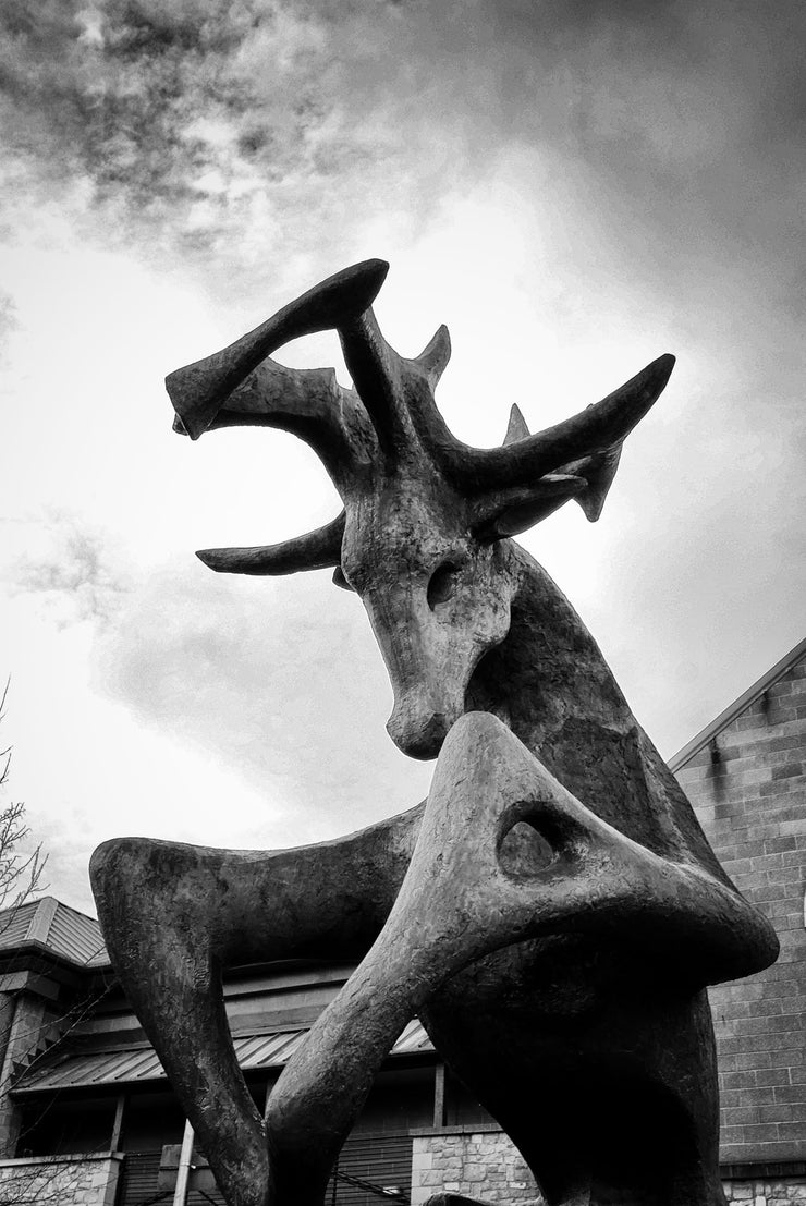 The Stag Sculpture in Maidstone