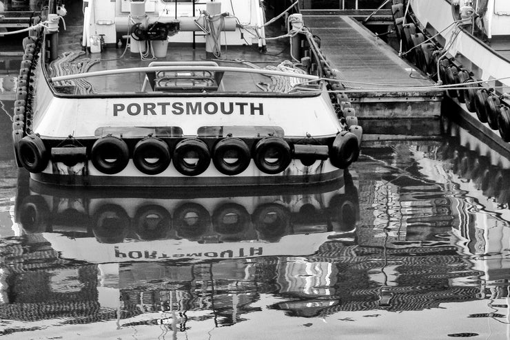 A Boat in Portsmouth Harbour Marina