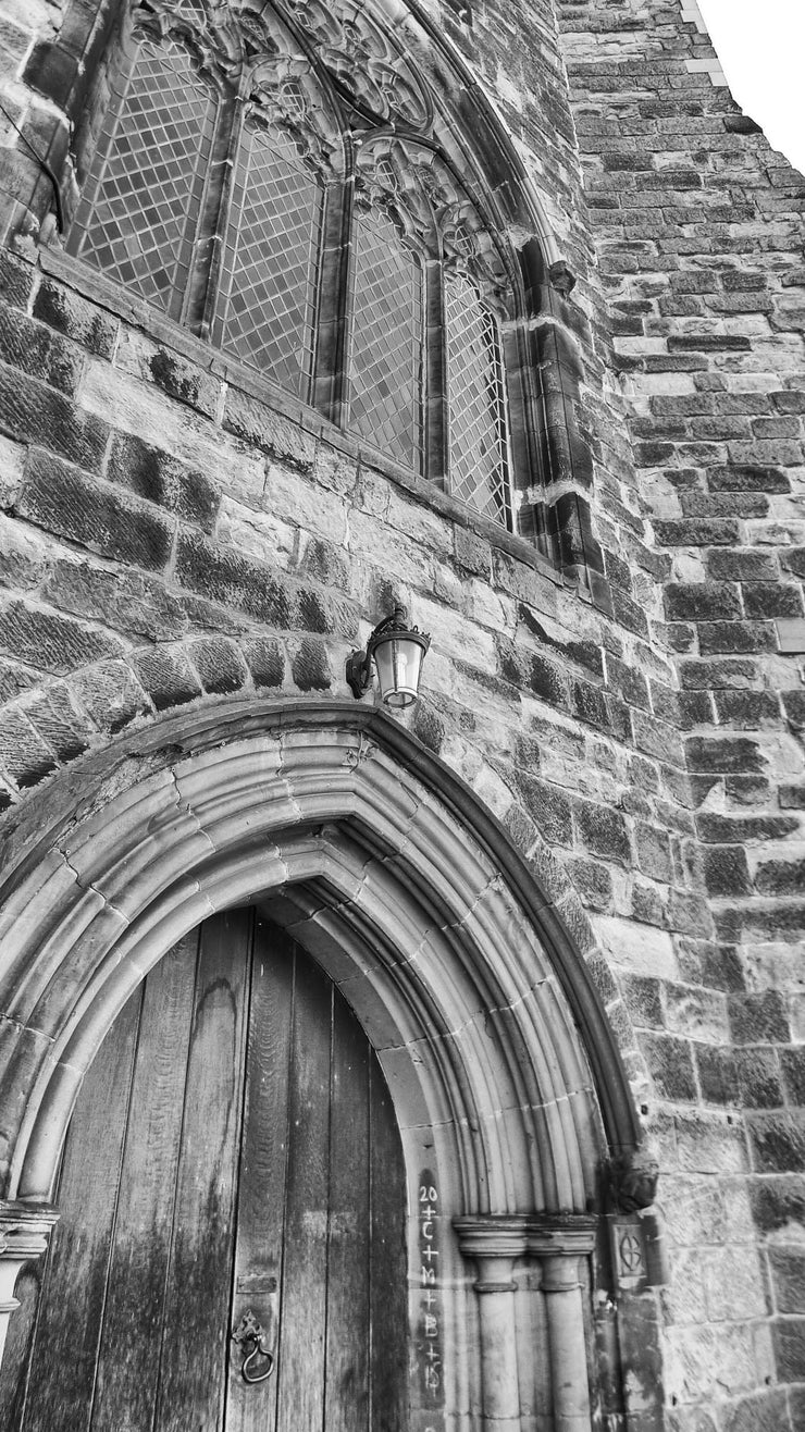 Church door in Rugeley