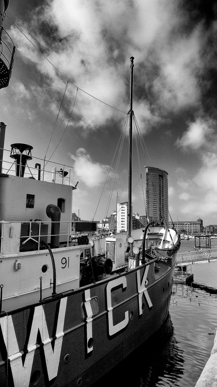 Boat at the Waterfront in Swansea